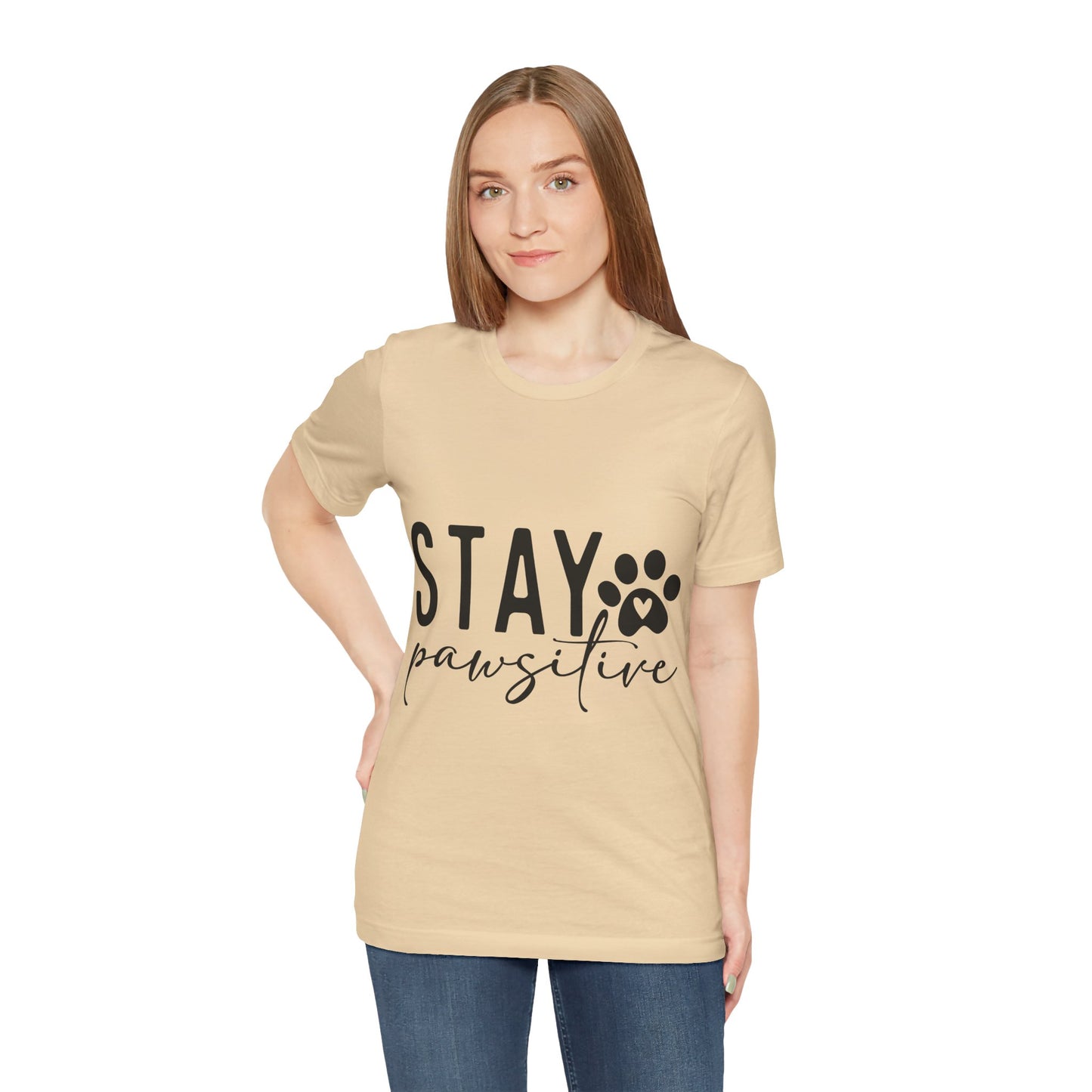 Stay Pawsitive Unisex Tee