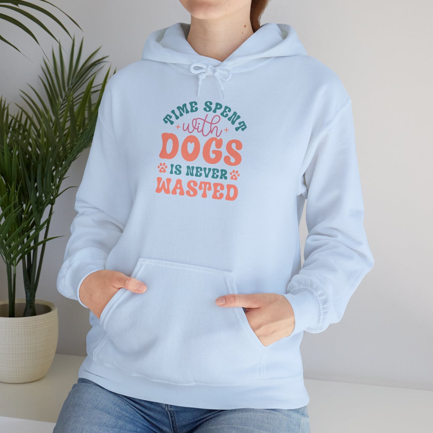 Time Spent with Dogs Hoodie - Perfect for Dog Lovers | Purrfect Pet Haven