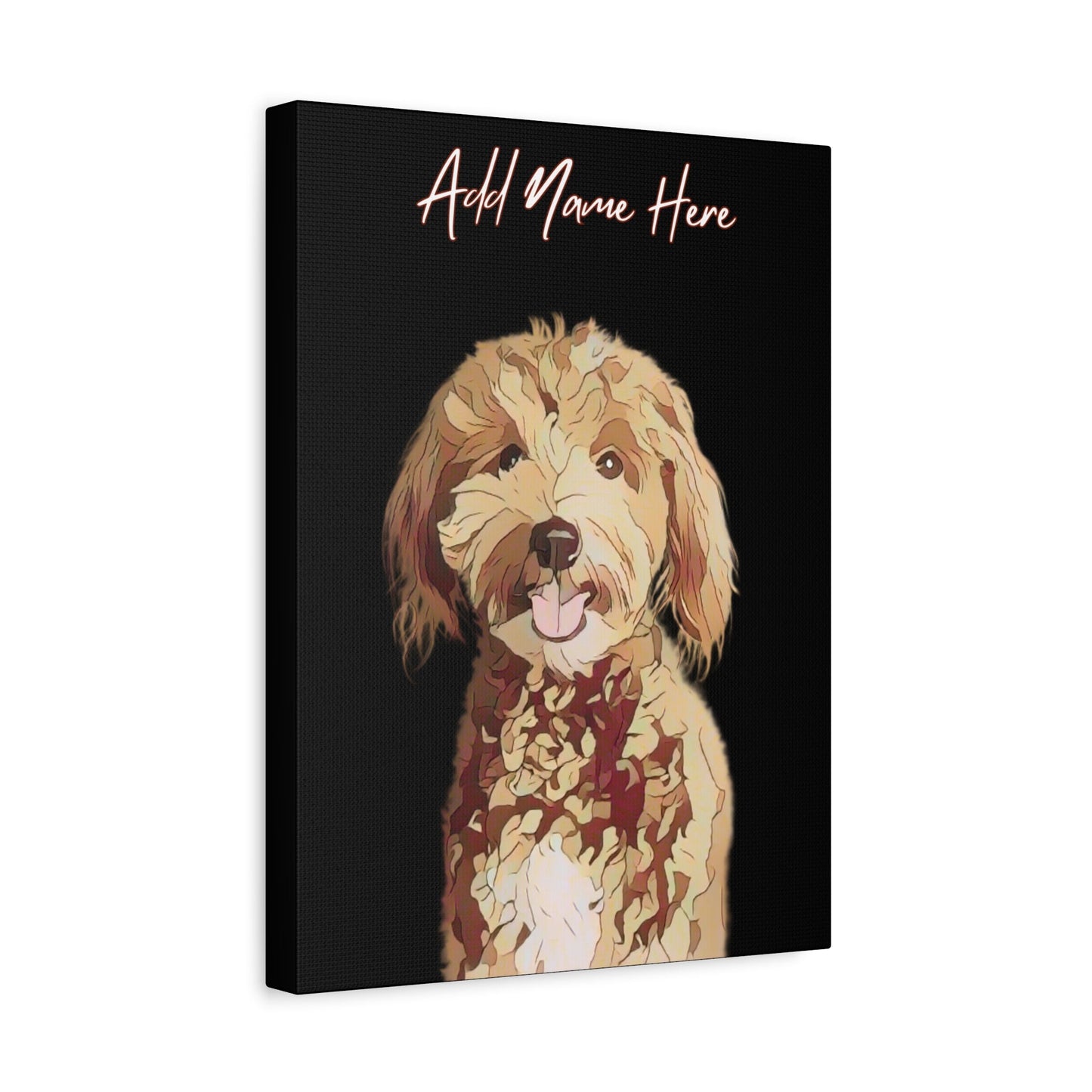 Custom Cartoonify Portrait Canvas - Personalized Art for Pet Lovers | Purrfect Pet Haven