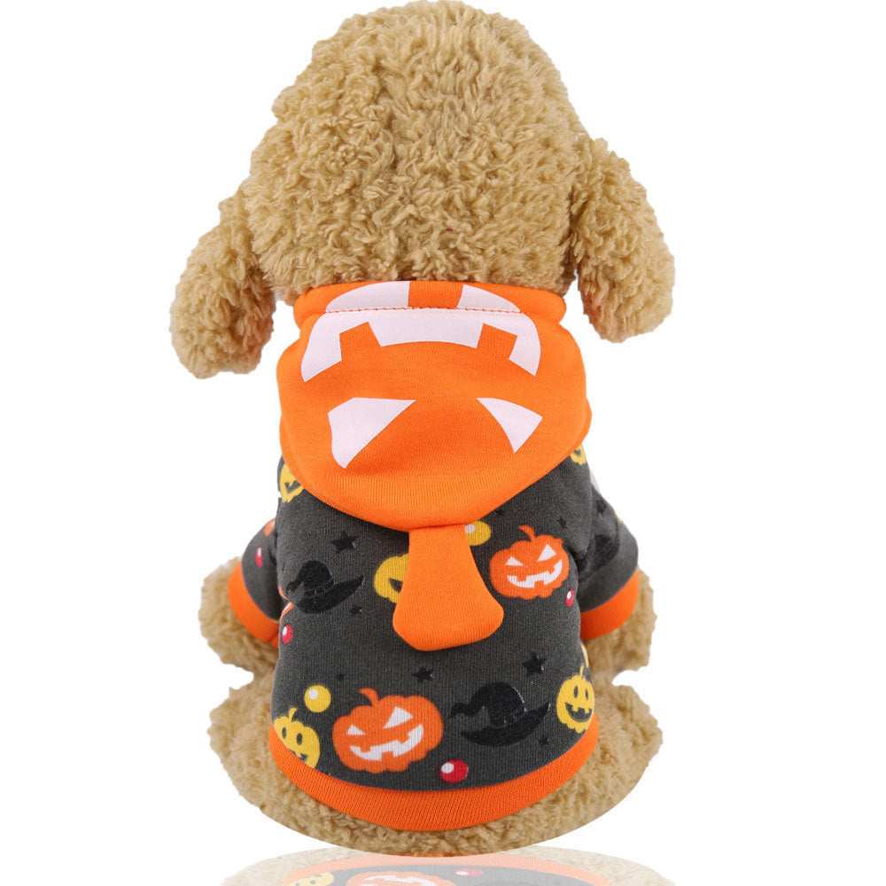 Pumpkin Lantern Pet Costume - Glowing Halloween Dog Outfit - Purrfect Pet Haven