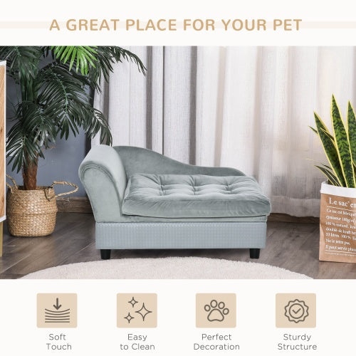 Luxury Small Dog Bed - Hidden Storage