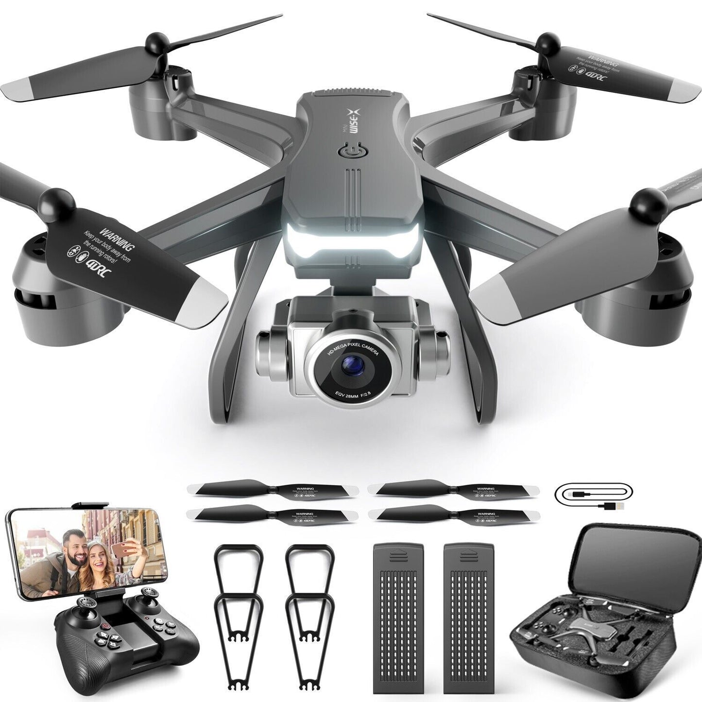 V14 Professional Pet Photography Drone - 6K HD Dual Camera WiFi FPV