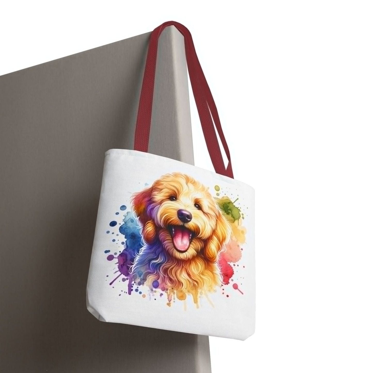 Colorful Goldendoodle Dog Lover Tote Bag - Fun Pet Art for All Occasions | Purrfect Pet Haven