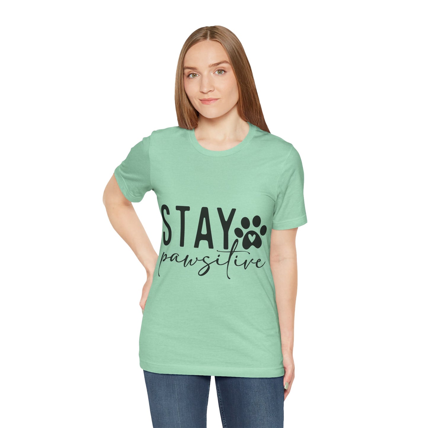 Stay Pawsitive Unisex Tee