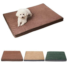 Memory Foam Pet Bed Mat with Removable Cover for Cleaning - Small to X-Large