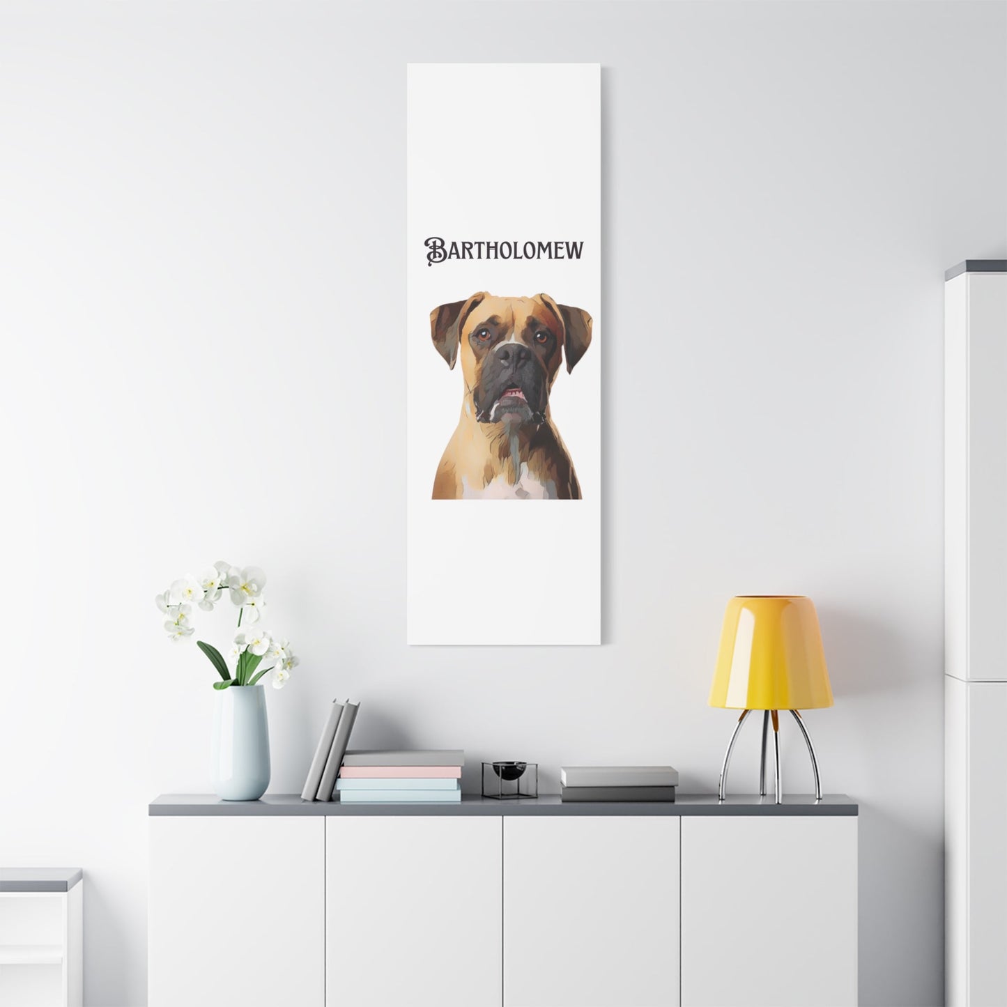PAW-sonalized White Canvas Print | Upload Photo~Choose size | Purrfect Pet Haven
