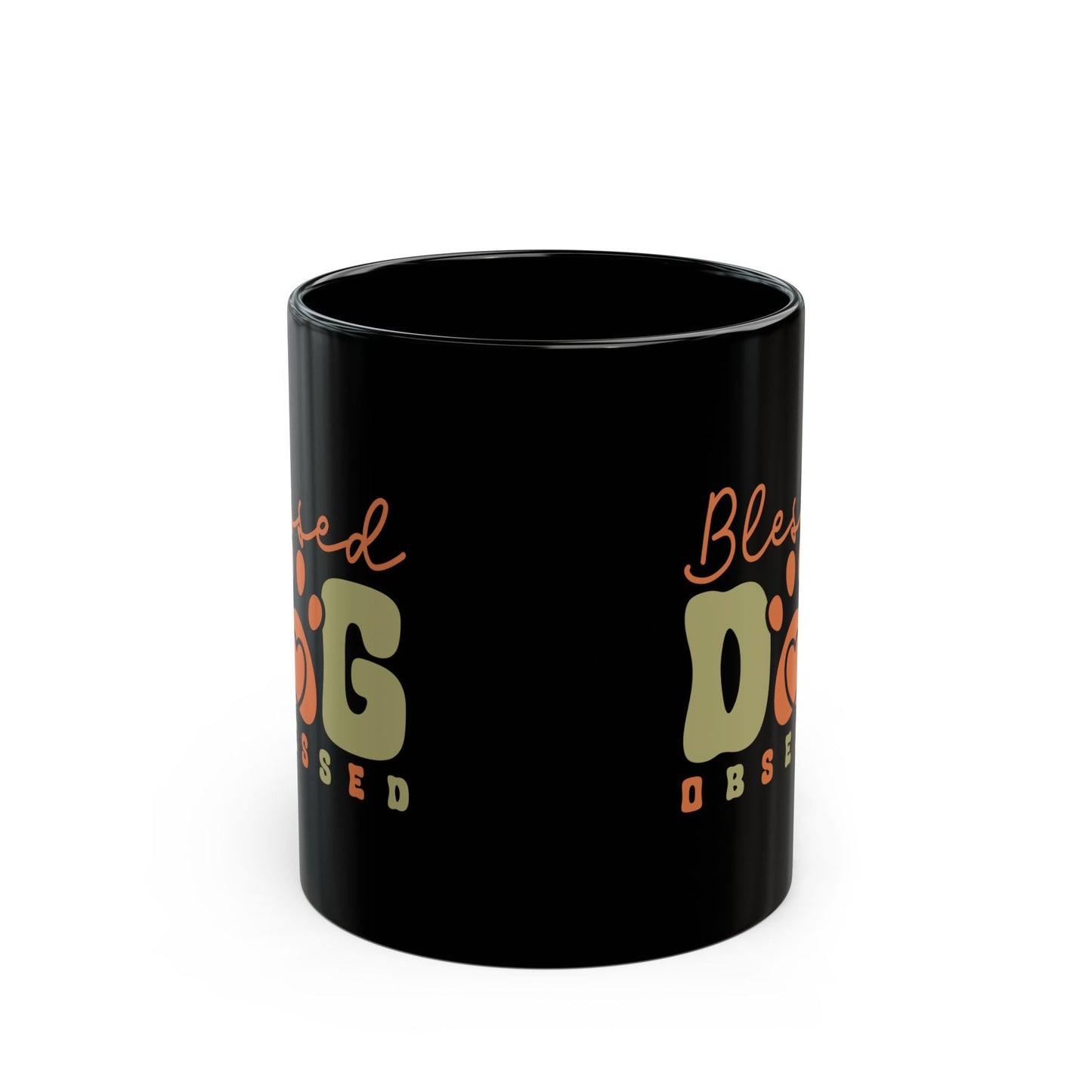 Blessed Dog Obsessed Black Mug - Perfect Gift for Dog Lovers | Purrfect Pet Haven