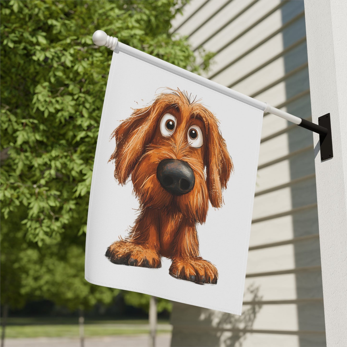 Playful Dog Garden Banner | Cute Pet Decor for Home & Garden | Purrfect Pet Haven