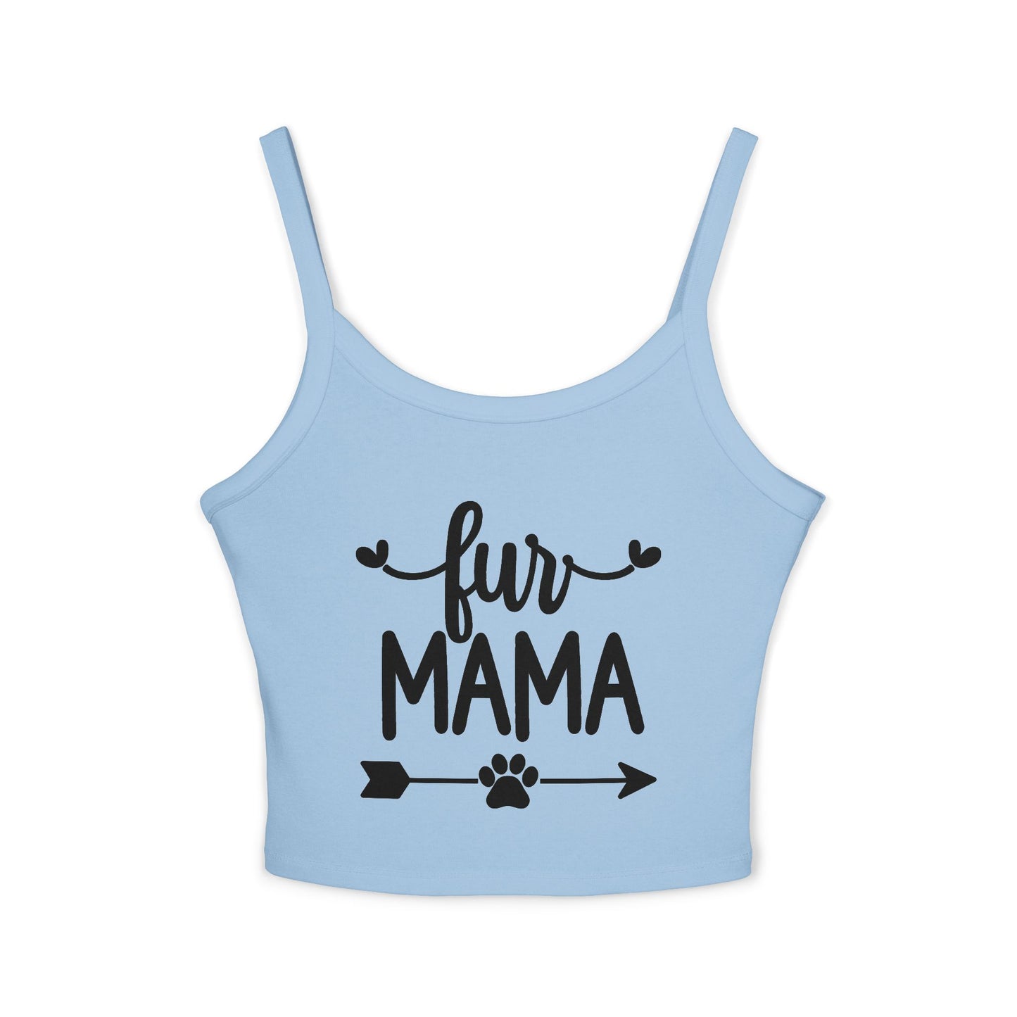 Fur Mama Spaghetti Strap Tank Top - Perfect for Dog Moms