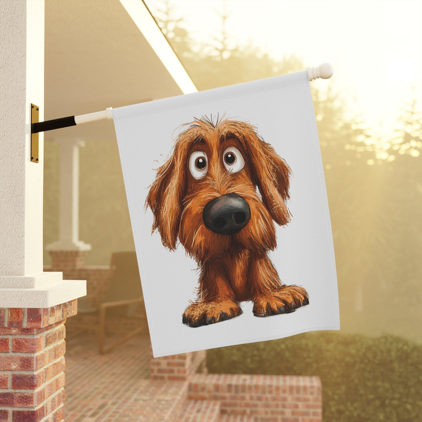 Playful Dog Garden Banner | Cute Pet Decor for Home & Garden | Purrfect Pet Haven