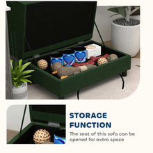 Pet Sofa Bed with Storage - Green for Cats & Small Dogs - Purrfect Pet Haven