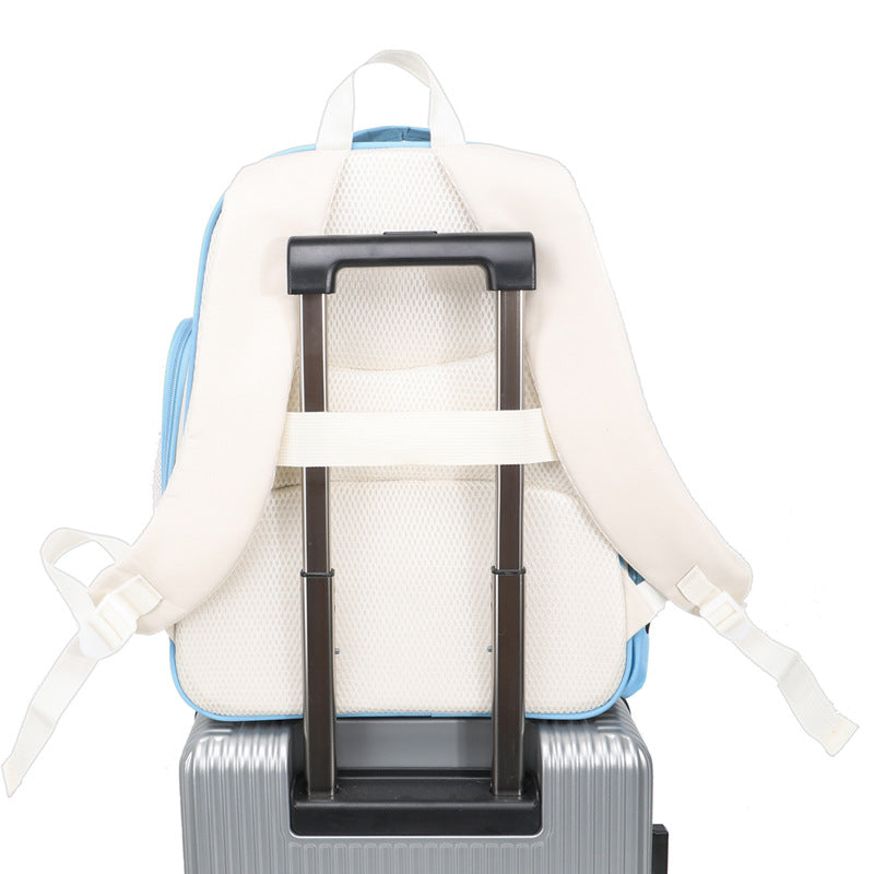 Double Shoulder Backpack Cat Bag Portable Foldable Pet Carrier
