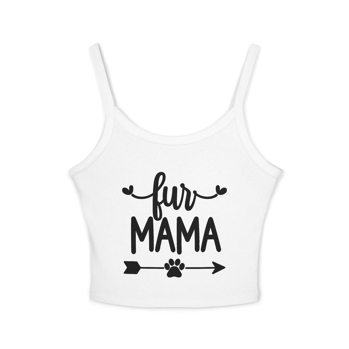 Fur Mama Spaghetti Strap Tank Top - Perfect for Dog Moms