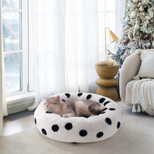 Polka Dot Donut Pet Bed - 23 Inch Round