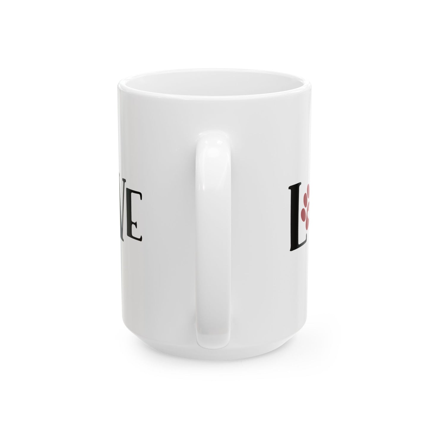 Love Ceramic Mug - 11oz & 15oz - Perfect Gift for All Dog Lovers