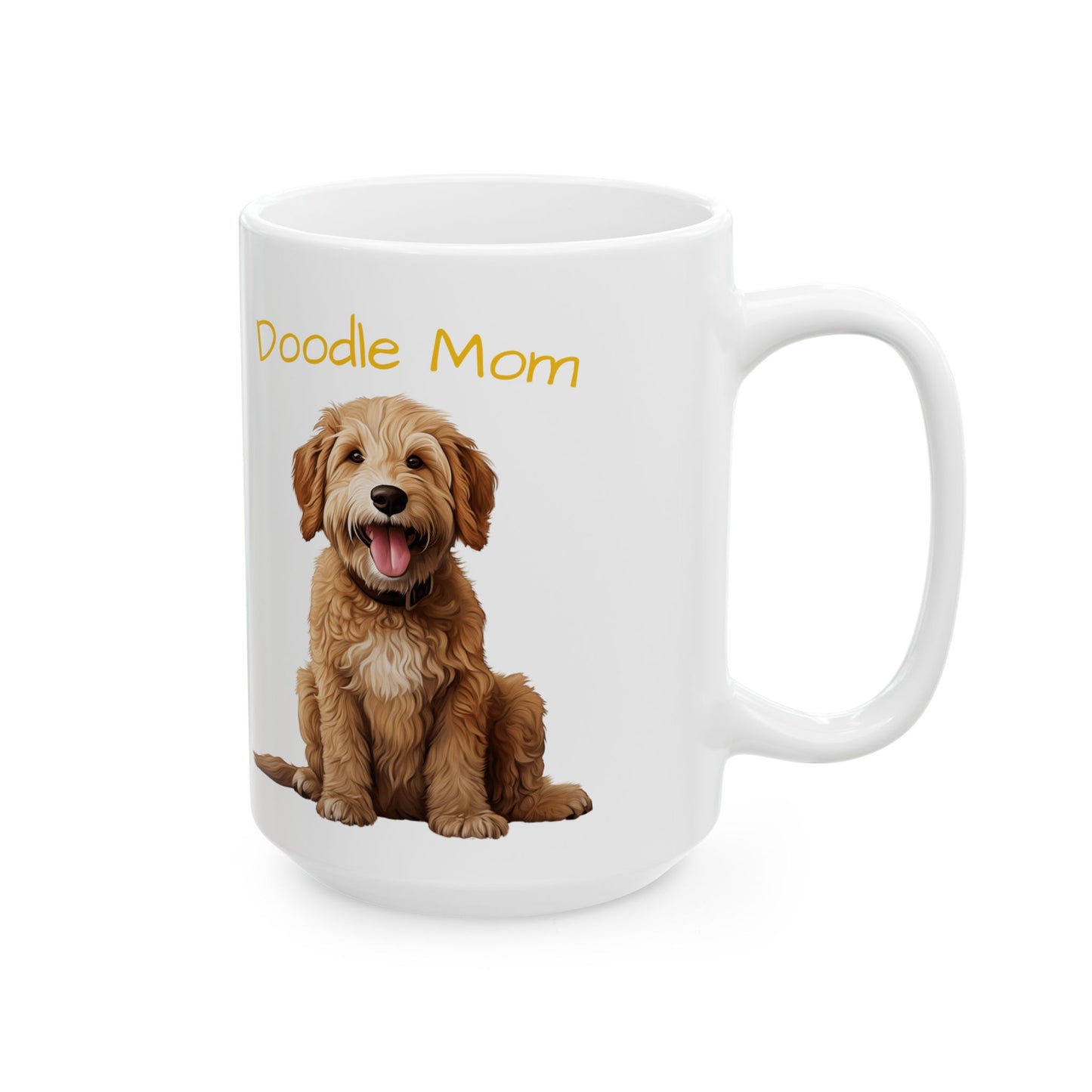 Doodle Dog Mom Ceramic Mug - Perfect Gift for Pet Lovers