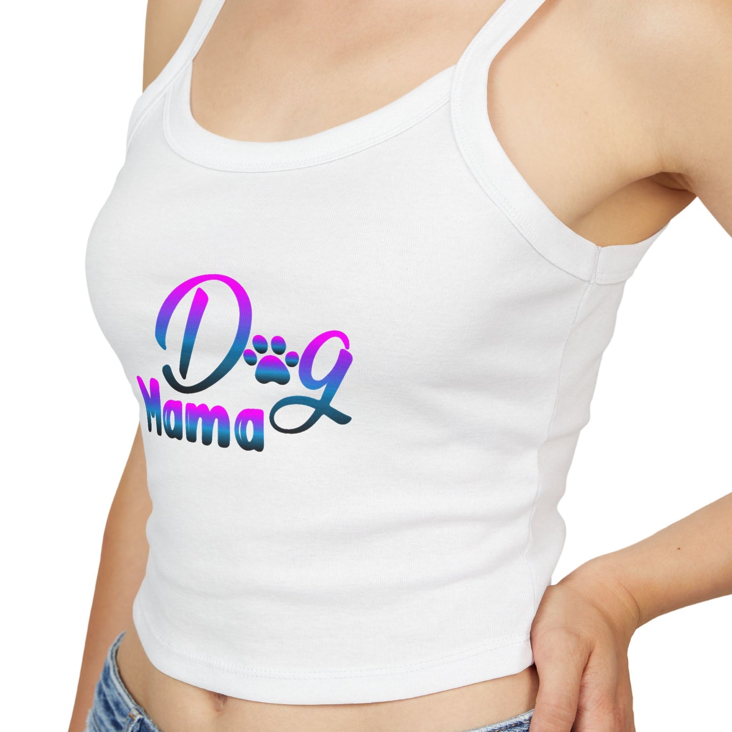 Dog Mama - Spaghetti Strap Tank Top