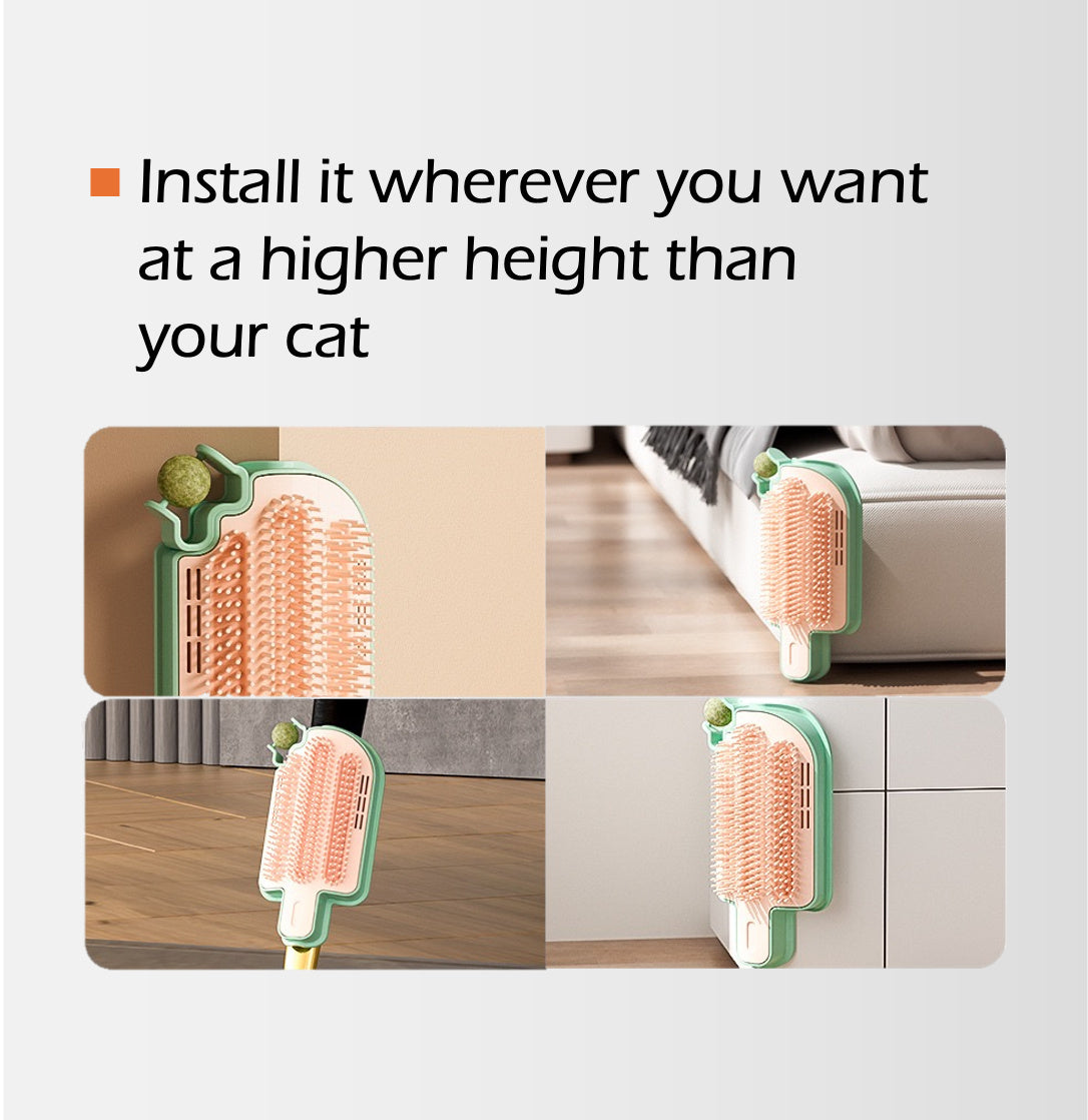 Self Grooming Popsicle-Shaped Corner Massage Comb Cat Scratcher