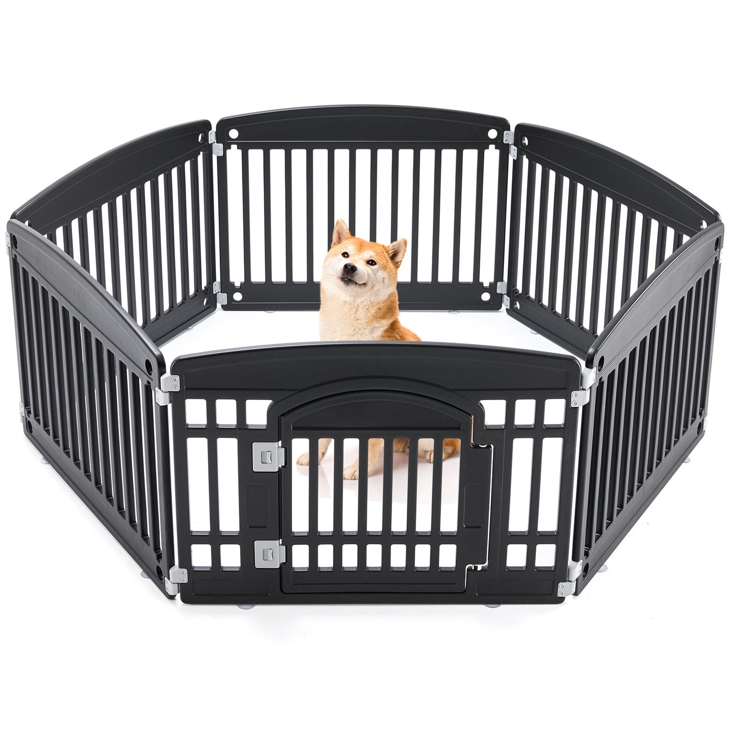 Safe & Reliable Dog Play Fence - Portable Pet Exercise Pen