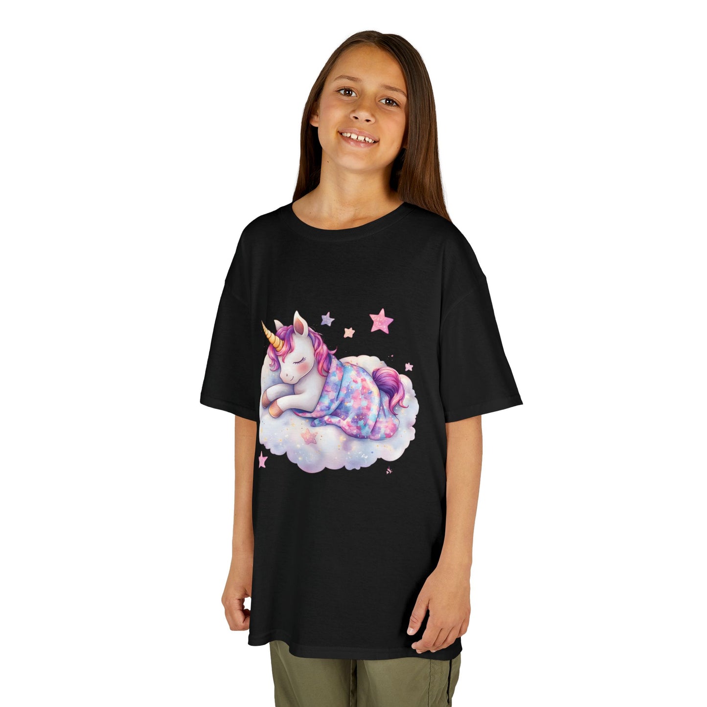 Dreamy Unicorn Kids Heavy Cotton Tee - Cute & Cozy for Everyday Adventures | Purrfect Pet Haven