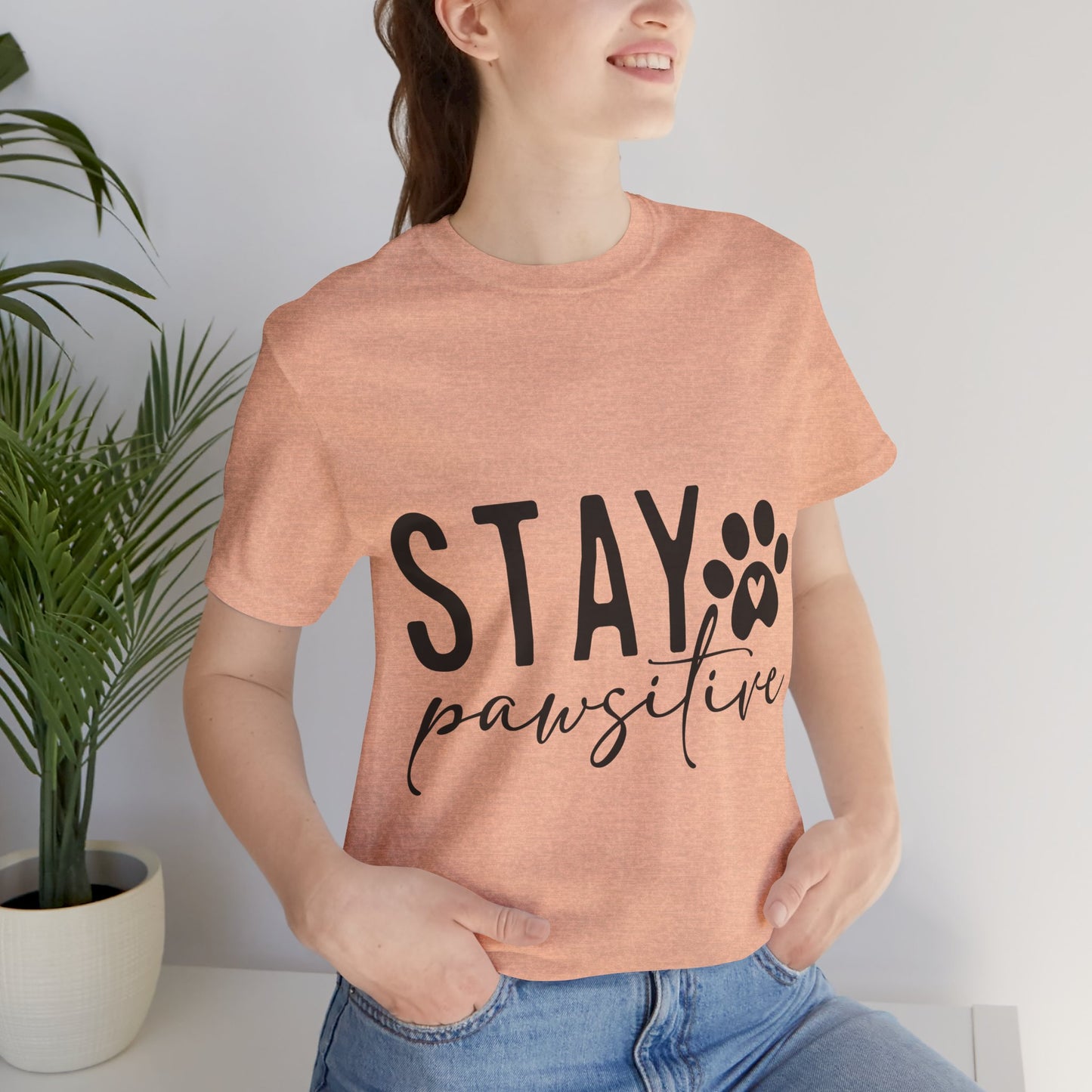 Stay Pawsitive Unisex Tee