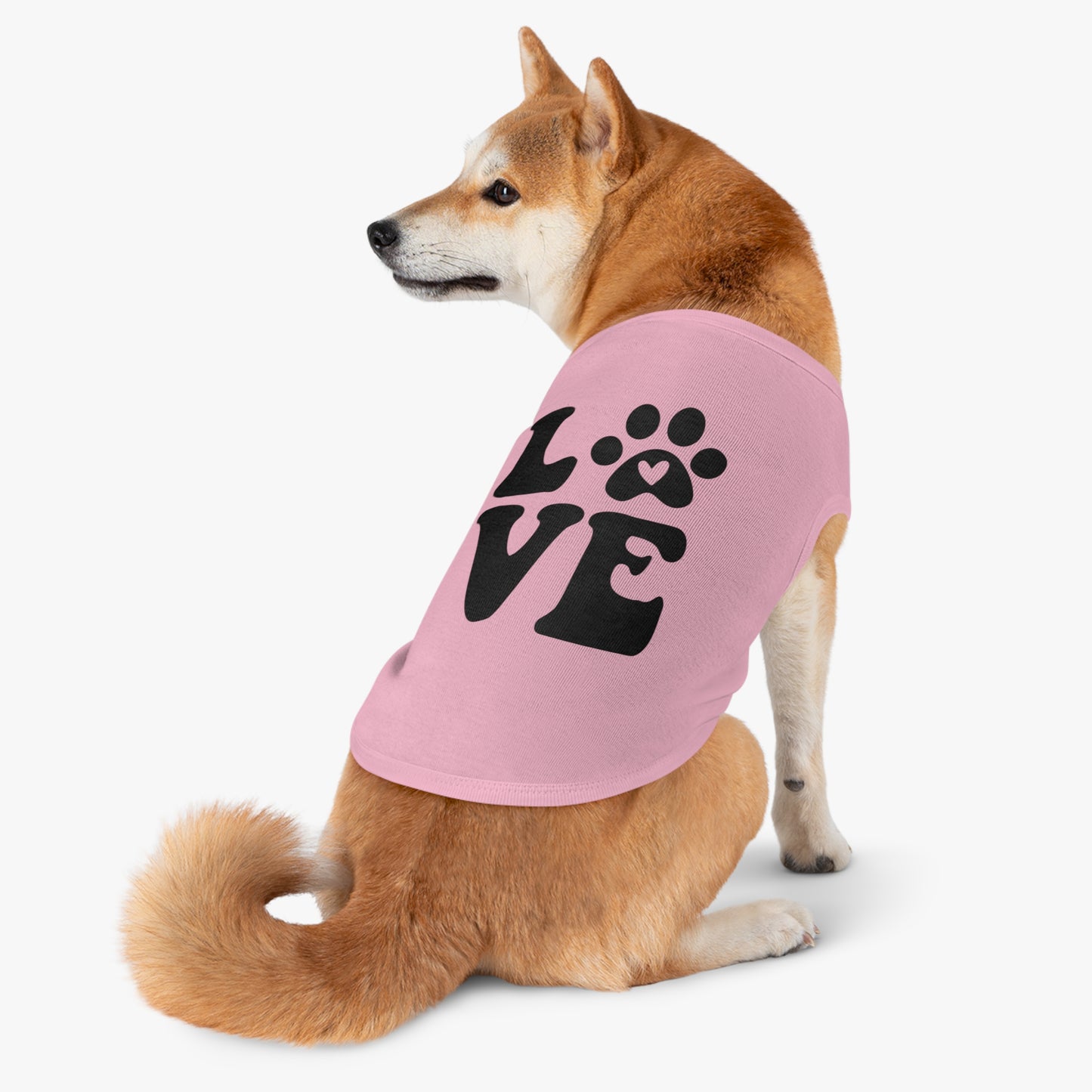 Cute Pet Tank Top - 'Love' Design for Dogs and Cats