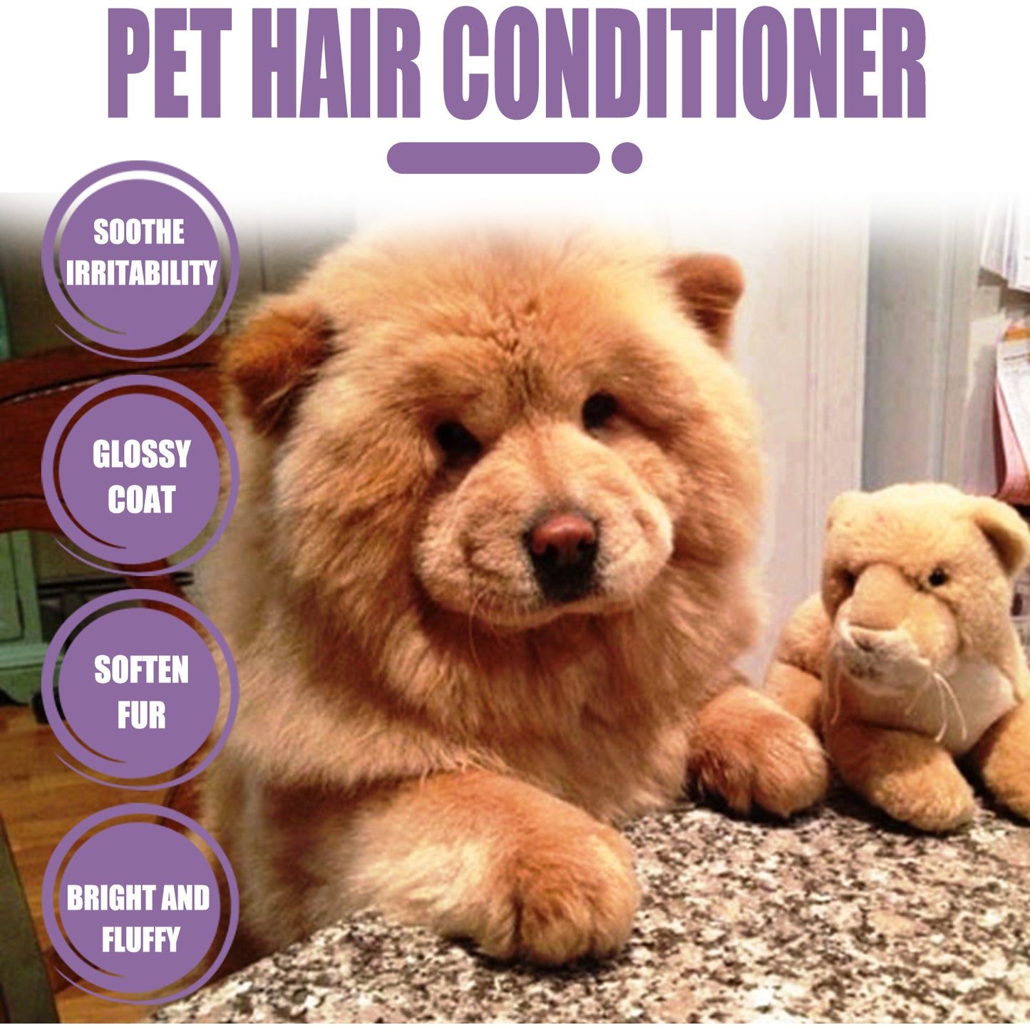 Pet Hair Cleaning And Care, Fluffy And Smooth Without Tangling, Pet Hair Care Cream