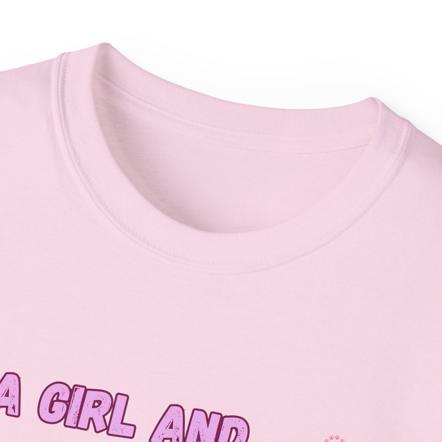 Girl and Her Dog Unisex Tee | Cute Pet Lover Shirt | Personalized Gift | Purrfect Pet Haven
