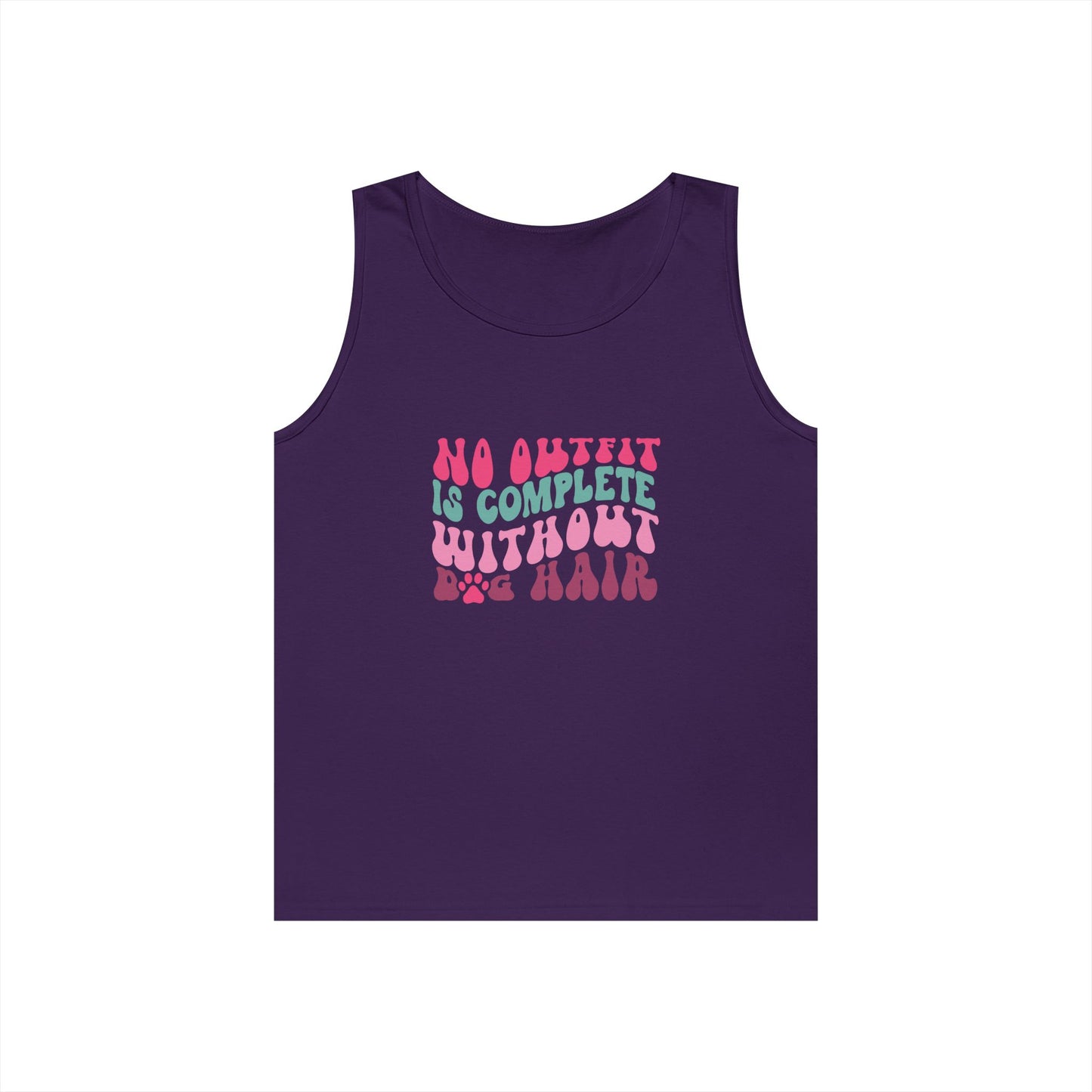 Playful Unisex Heavy Cotton Tank Top - Perfect for Casual Days