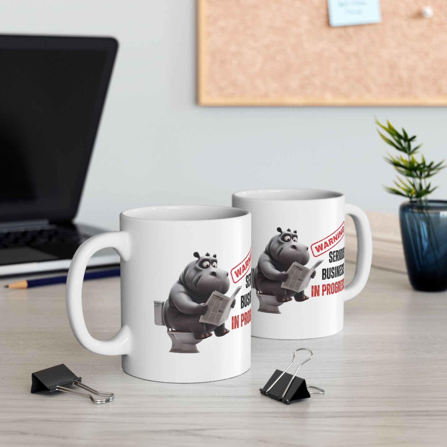 Funny Toilet Humor Ceramic Mug - 11oz & 15oz Coffee Cup for Adults | Purrfect Pet Haven