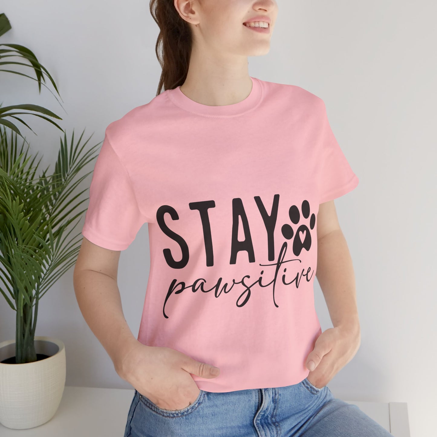 Stay Pawsitive Unisex Tee