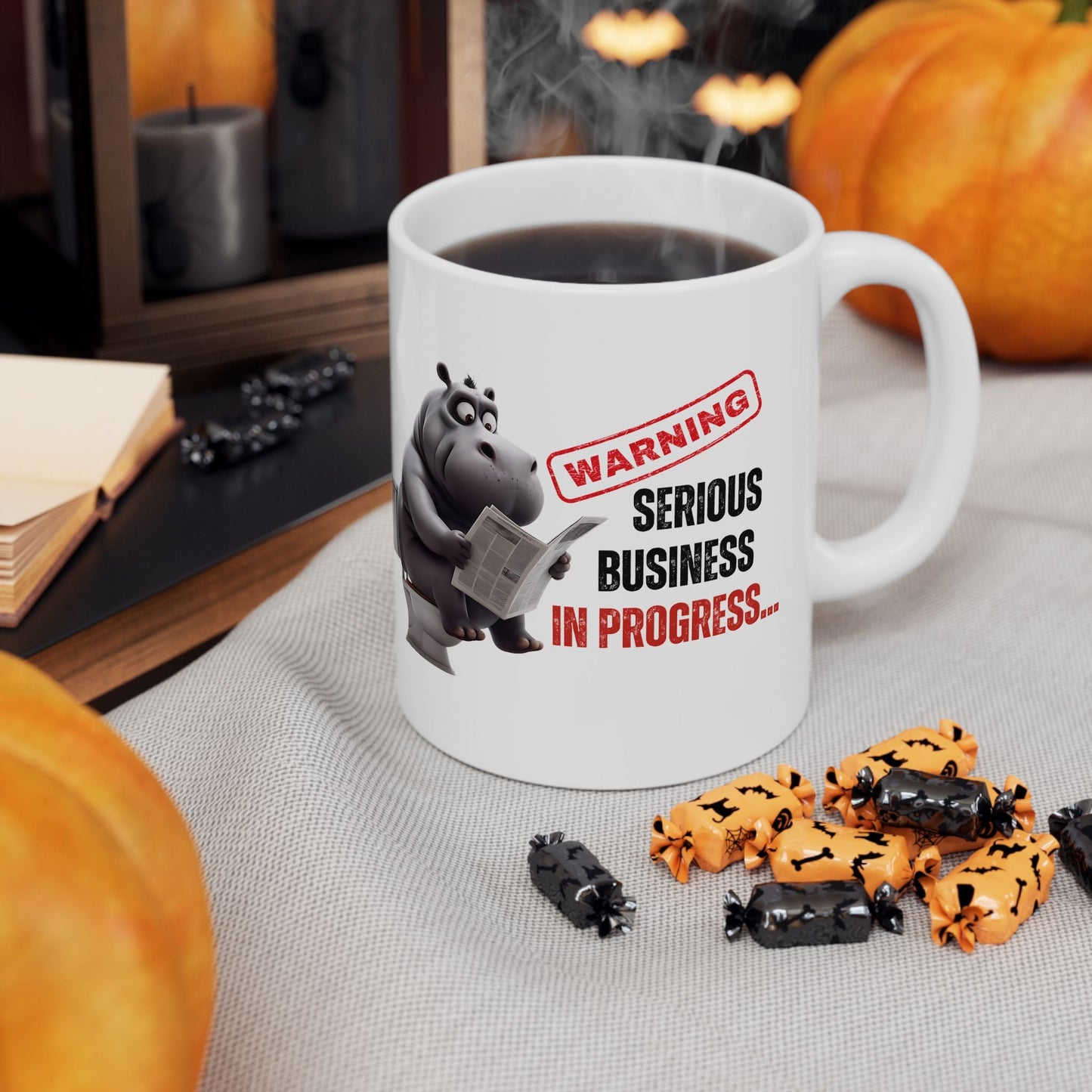 Funny Toilet Humor Ceramic Mug - 11oz & 15oz Coffee Cup for Adults | Purrfect Pet Haven