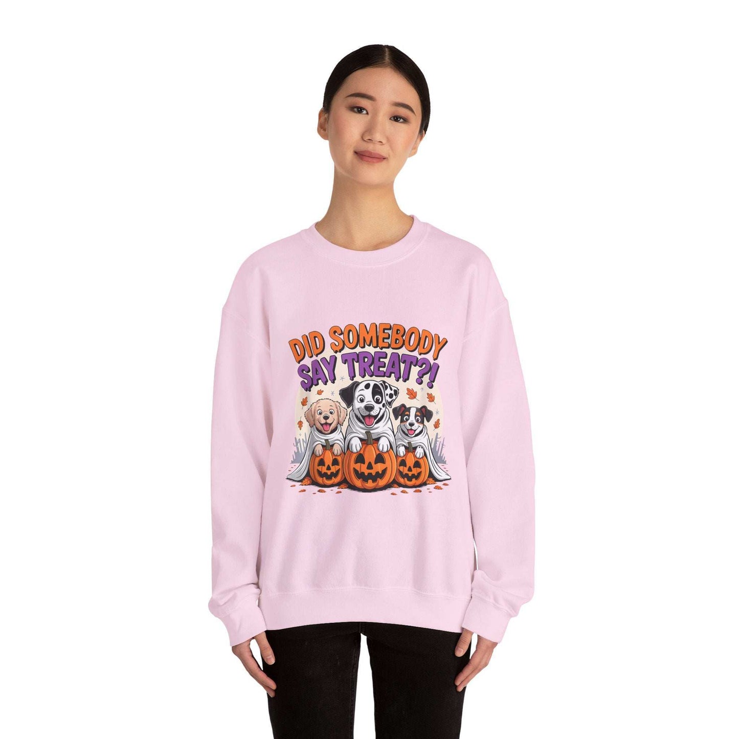Halloween Dog Lover Crewneck - Cozy Spooky Season Pet Parent Sweatshirt - Purrfect Pet Haven