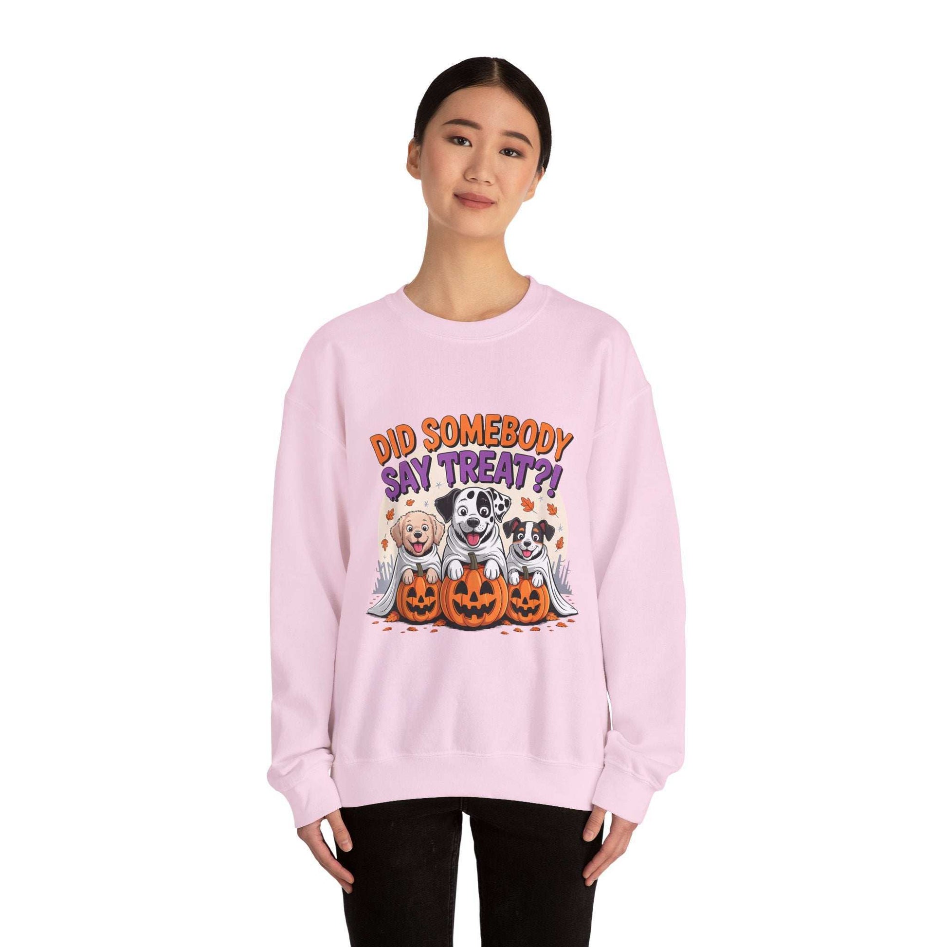 Halloween Dog Lover Crewneck - Cozy Spooky Season Pet Parent Sweatshirt - Purrfect Pet Haven
