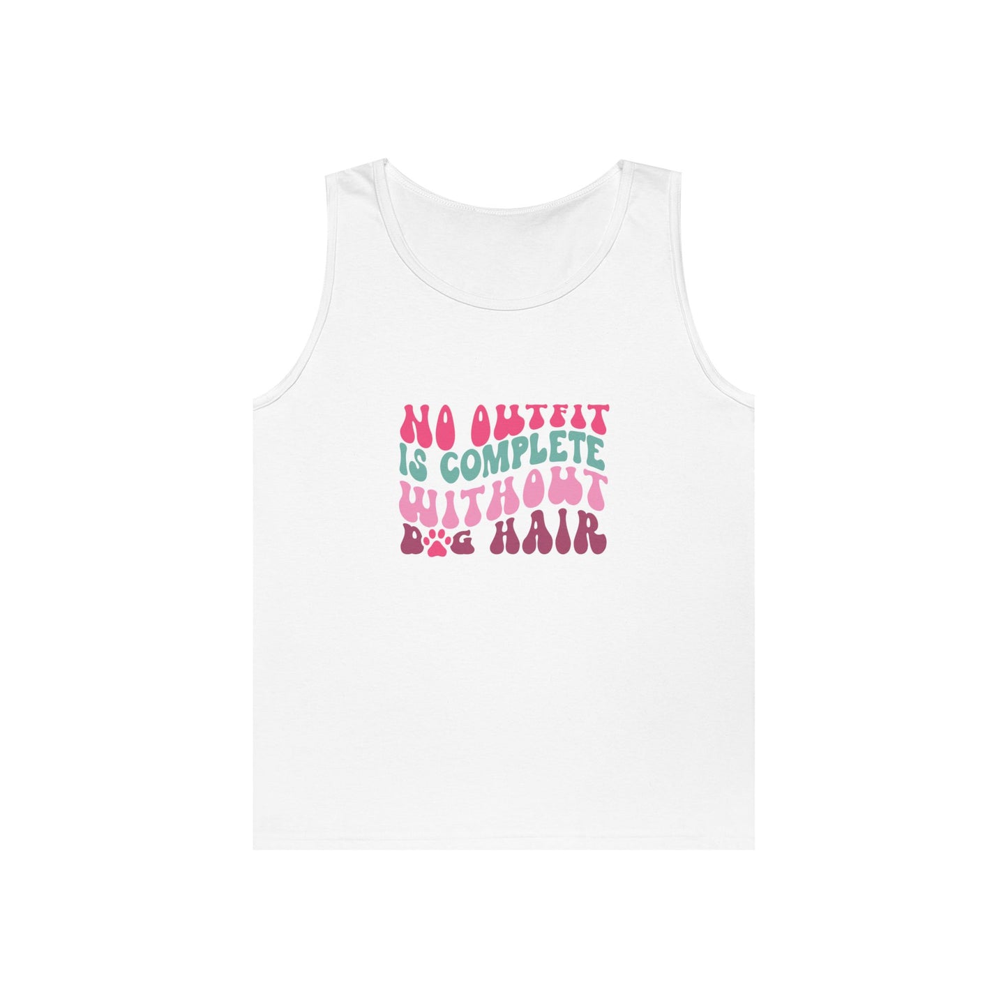 Playful Unisex Heavy Cotton Tank Top - Perfect for Casual Days