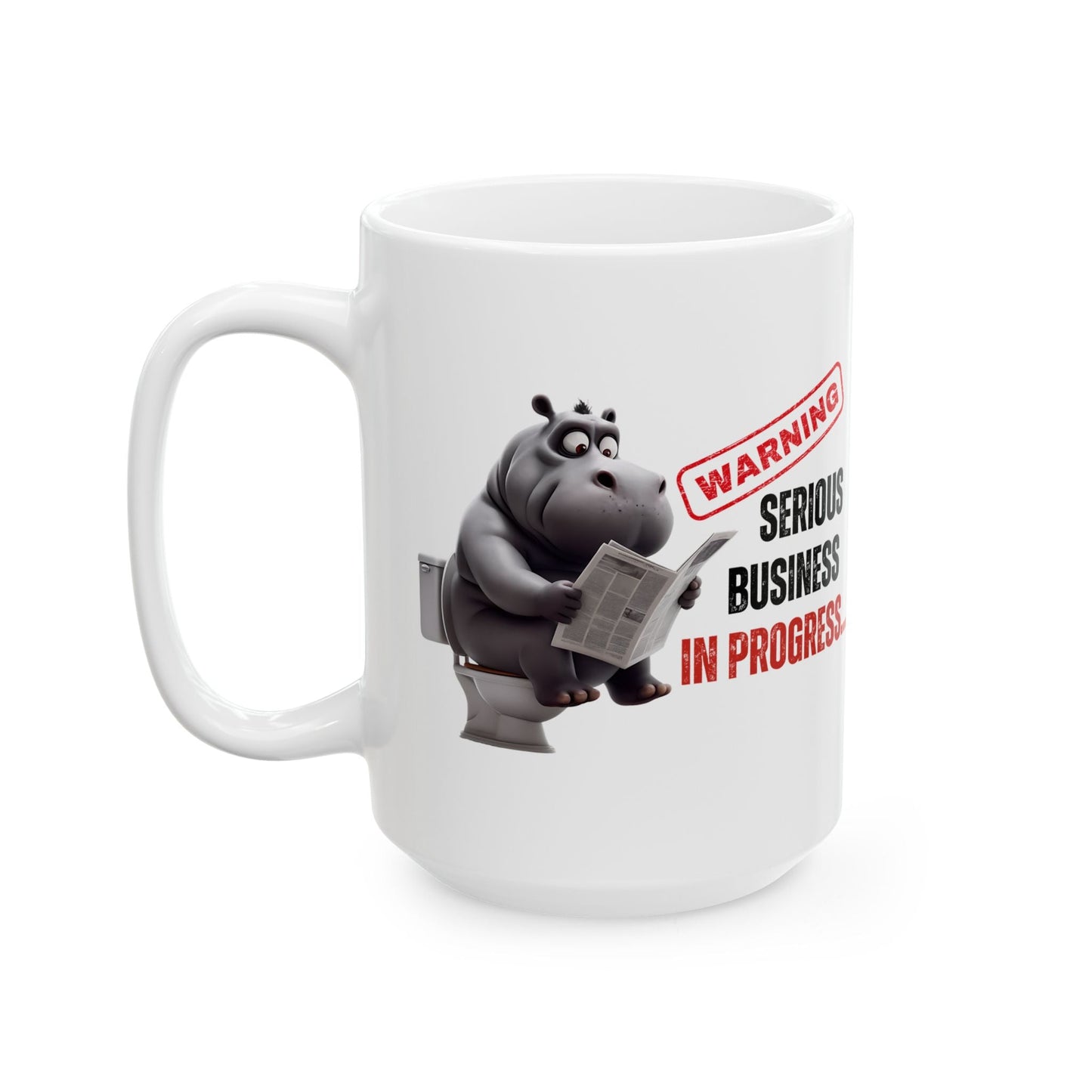 Funny Toilet Humor Ceramic Mug - 11oz & 15oz Coffee Cup for Adults | Purrfect Pet Haven