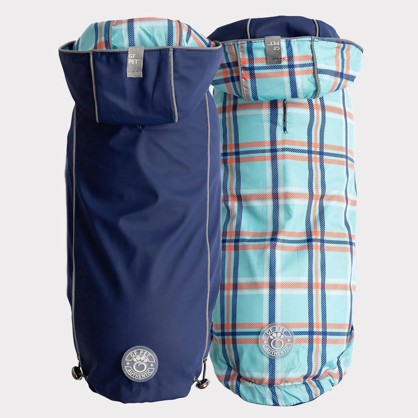 GF Pet Reversible ElastoFit Dog or Puppy Raincoat