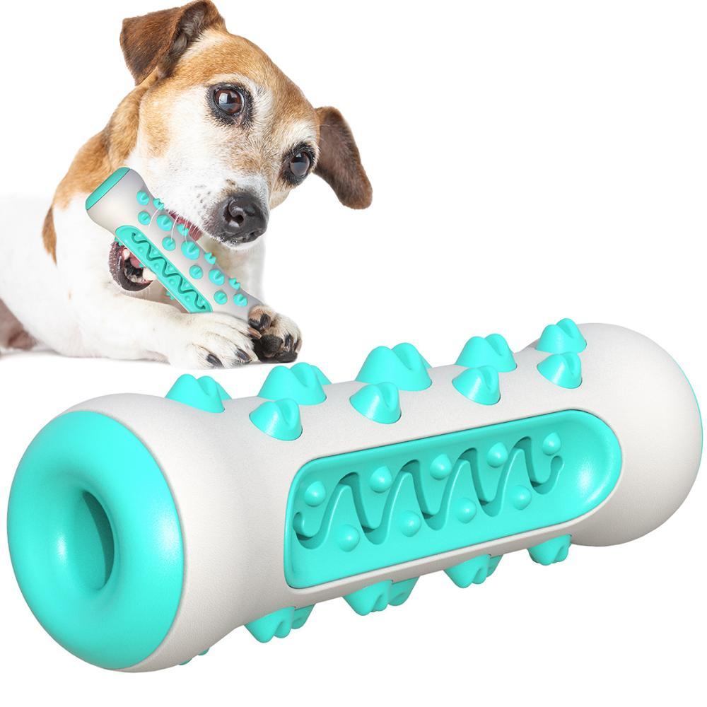 Indestructible Dog Squeaky Toys - Tough Toothbrush Chew Toy for Aggressive Chewers