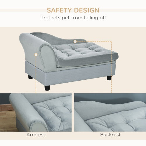 Luxury Small Dog Bed - Hidden Storage