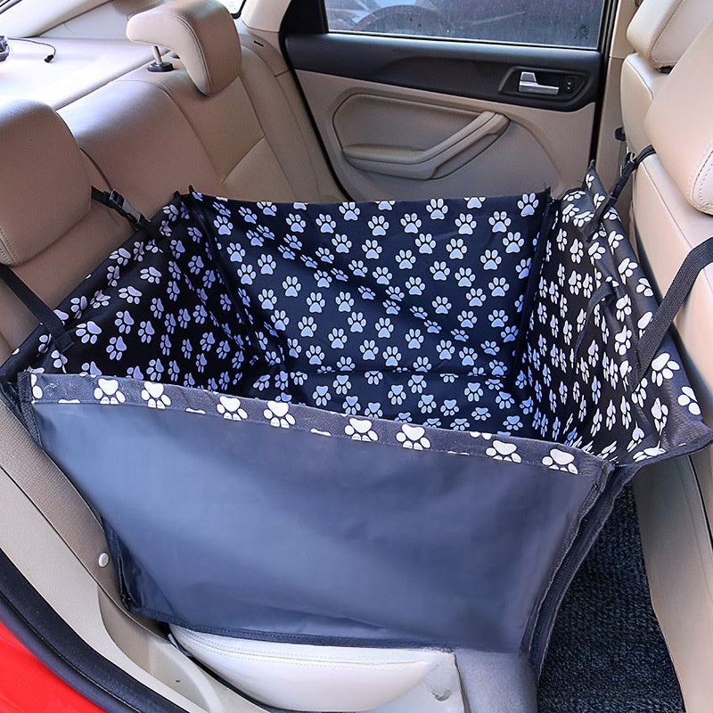 Waterproof Pet Rear Printed Double Layer Car Protection Mat