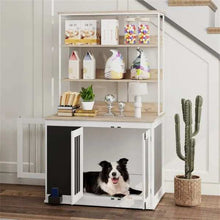 Furniture Dog Crate with Storage - Large Side Table Kennel - Purrfect Pet Haven