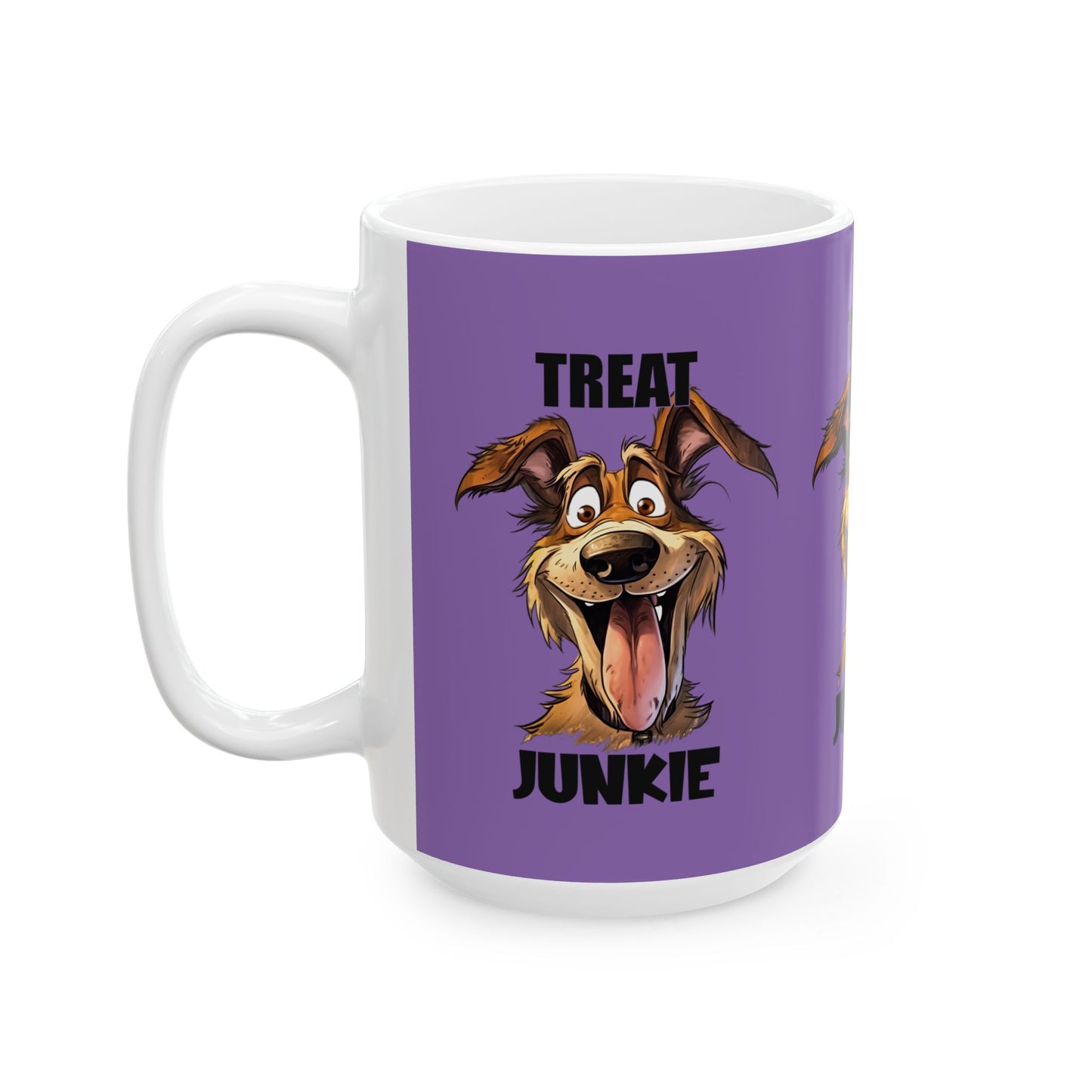 Funny Dog Lover Mug - 'Treat Junkie' - Perfect Gift for Pet Owners | Purrfect Pet Haven