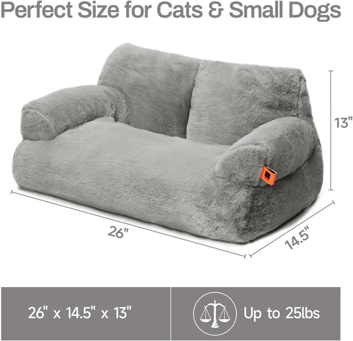 Pet Mini Sofa for Cats and Dogs - Luxury Couch Bed - Purrfect Pet Haven