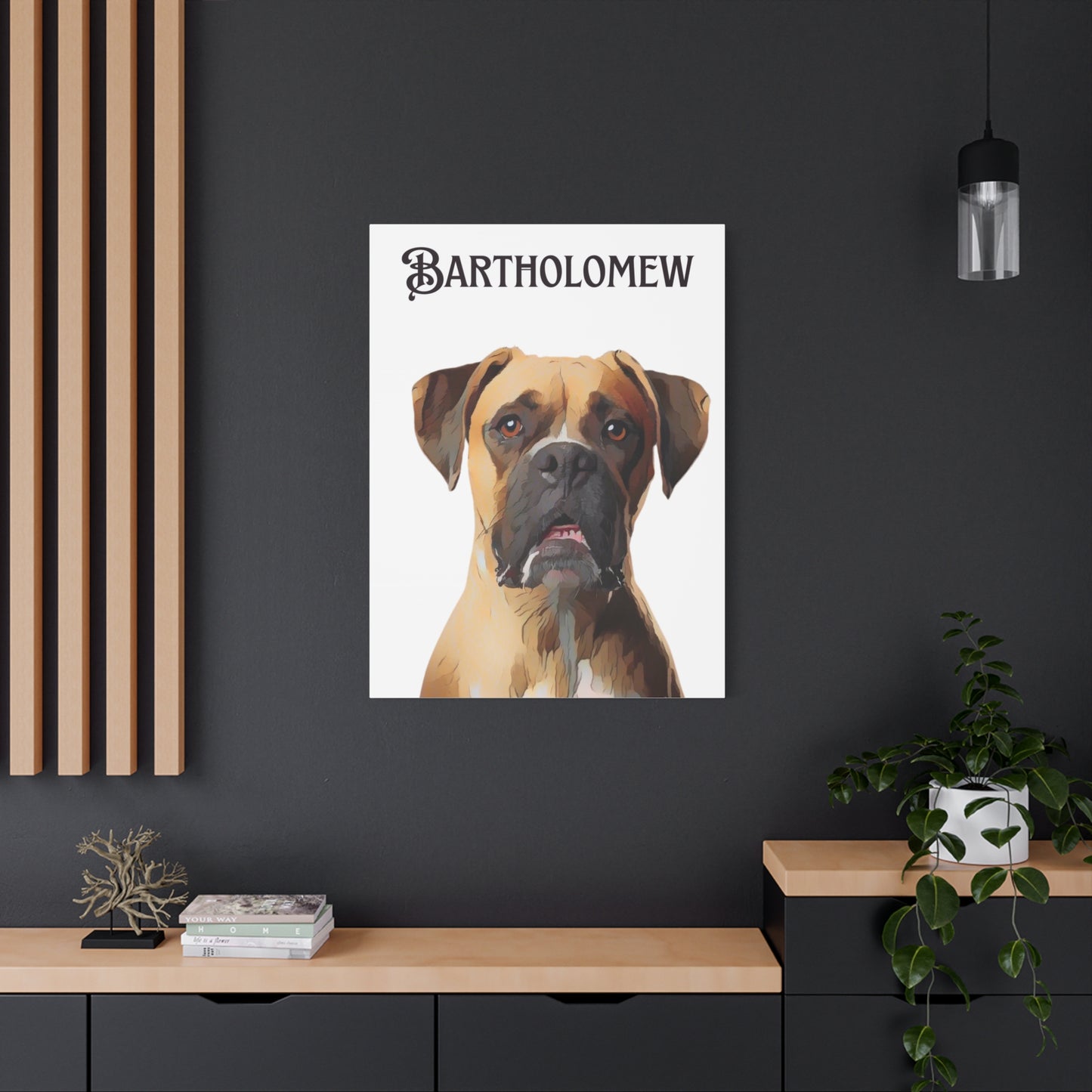 PAW-sonalized White Canvas Print | Upload Photo~Choose size | Purrfect Pet Haven