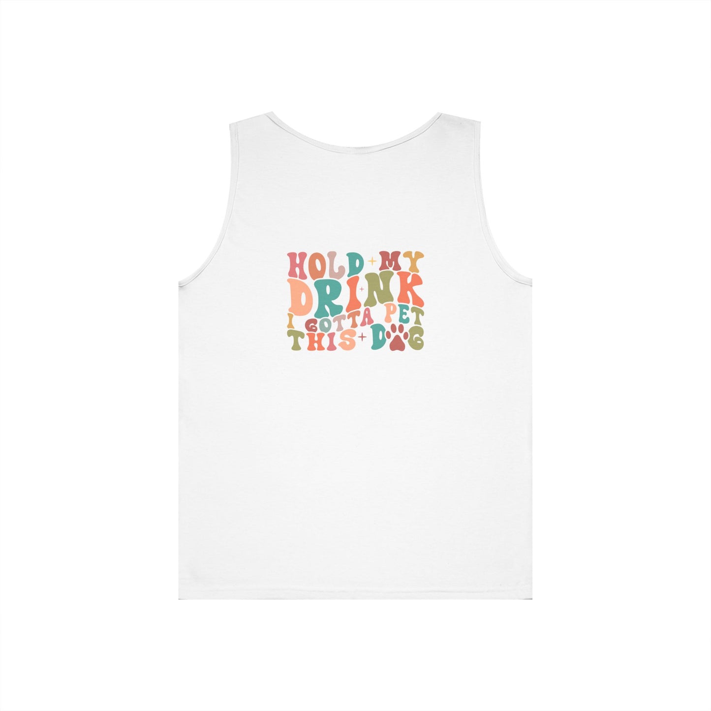 Cute Pet Lover Tank Top, Stay Pawsitive Tank, Funny Dog Lover Shirt
