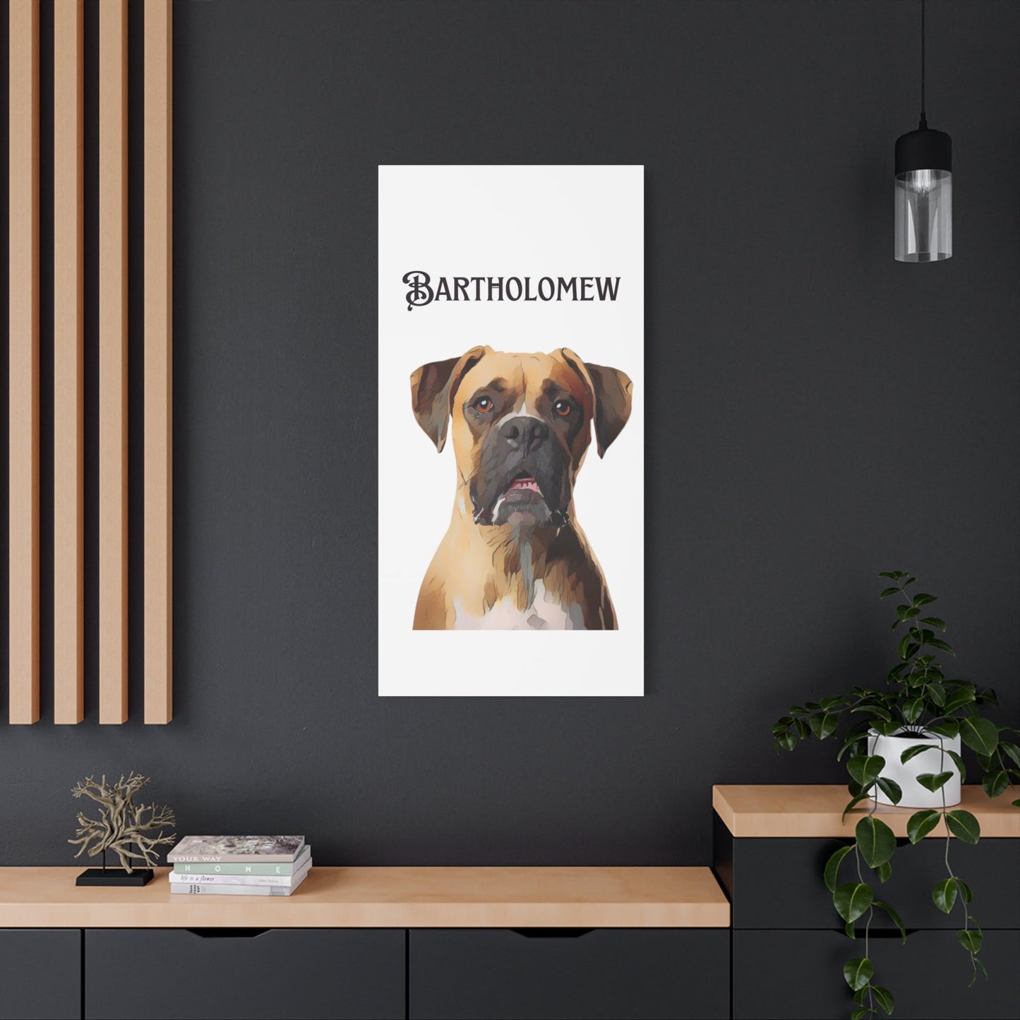 PAW-sonalized White Canvas Print | Upload Photo~Choose size | Purrfect Pet Haven