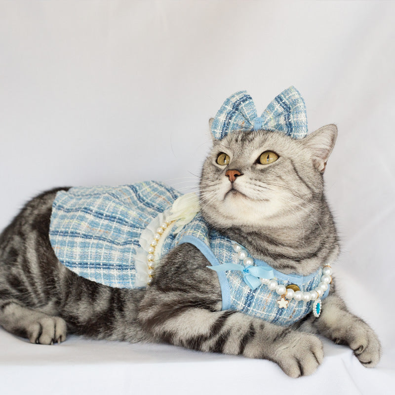 Pet Skirt Cat Fashion Cute Dress