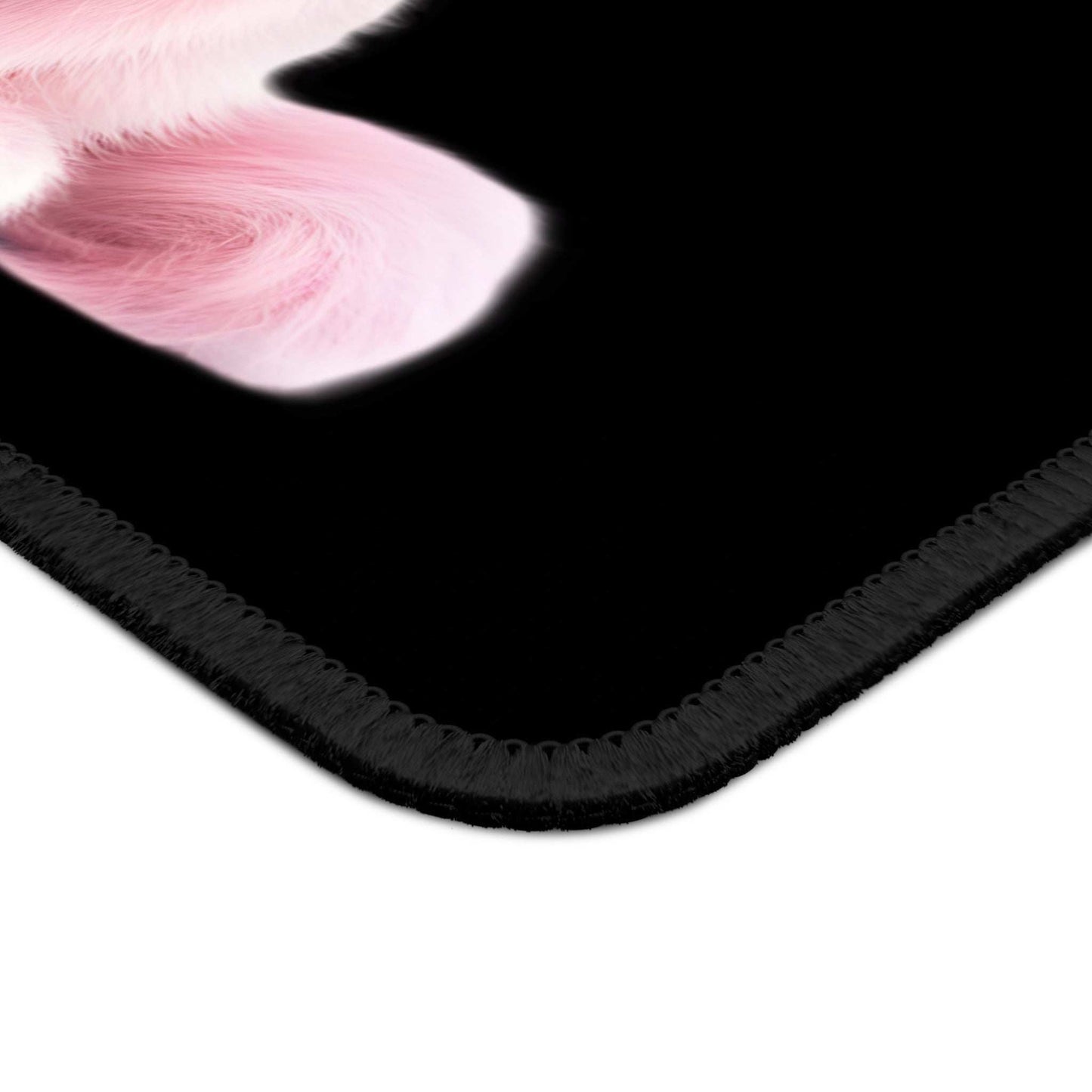 Cute Pink Cat Gaming Mouse Pad - Adorable Desk Accessory for Animal Lovers - Purrfect Pet Haven