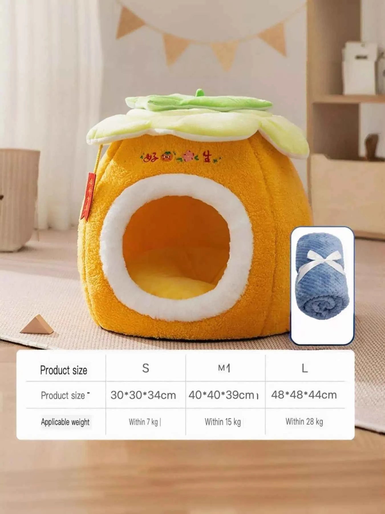 Cozy Tree Stump Pet Nest