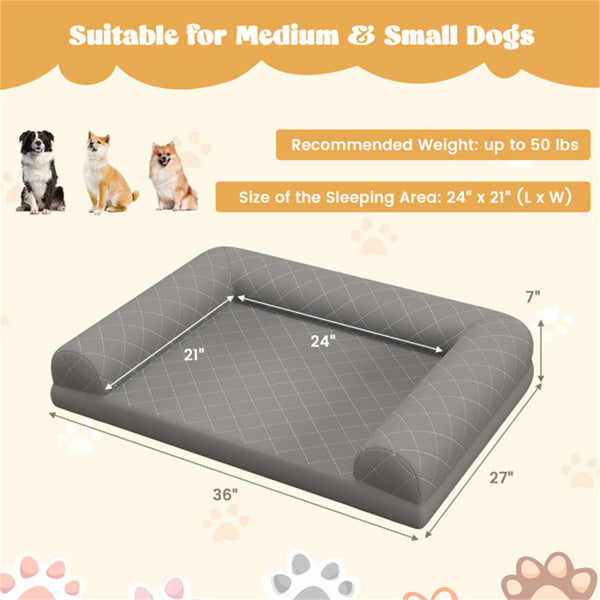 36 Inch Orthopedic Dog Bed - Large Size